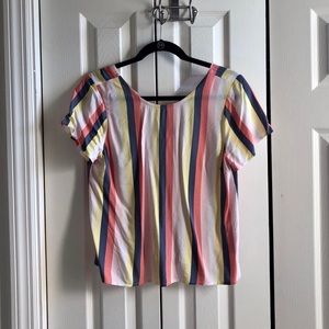 Abercrombie Striped Blouse